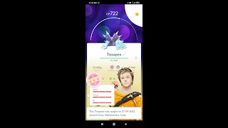 New PERFECT IV POKÉMON TOXAPEX in POKÉMON GO