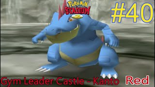 Lets play Pokémon Stadium 2 - Part 40 - Kanto Gym Leader Castle - Red