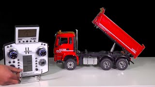 !! SCALEART MAN 3 AXLE TIPPER TRUCK UNBOXING AND TEST !!