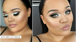 Soft Mint Cut Crease Makeup Tutorial | Makeupwithjah