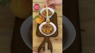 Şeftalili yaz tatlısı #tatlı #peach #food #asmr #recipe #tarif #icecream #health #pratiktarifler