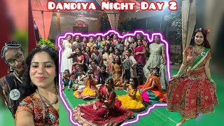 Dandiya Night 💫✨ 💁🏻‍♀️ Navratri Celebration 💃Part 2| Family Vlog Day 25/50 In India ❤️