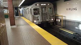 TTC Action: Bombardier T1 #5003 and #5033 at Kipling. One departing, one arriving.