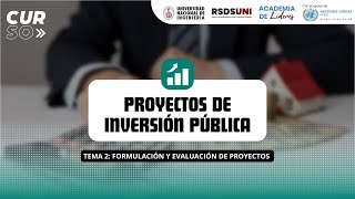 🔴#EnVivo | Proyectos de inversión pública | Tema 2: Formulación y evaluación de proyectos | ADL