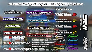 SHARE!!! MENTAHAN STIKER DAN JULUKAN PART 4 MBOIS NO PW!!