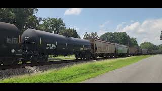 CSX 652 Crossing Magnolia Grove Rd in Iron Station NC