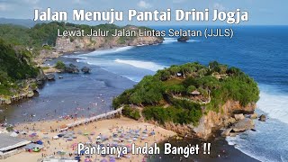 Jalan Menuju Pantai Drini Yogyakarta