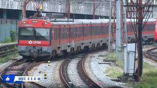 CPTM Breve Movimentação de Trens Série 9500 e 2100 na Luz