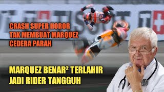 Marquez benar² terlahir untuk bertempur dengan aspal || selamat dari crash super horor abad ini ||