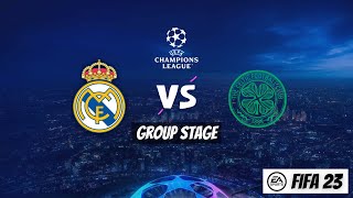 FIFA 23 - Real Madrid vs Celtic | UEFA Champions League | Group Stage - Leg 1 | PC [FHD60fps]