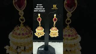 NEW VARIETY IN PREMIUM AD MOTI JHUMKA#premiumquality#admotijhumka#trendyearring#affordablefashion