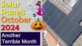 October Solar Panels - Worst October So Far!