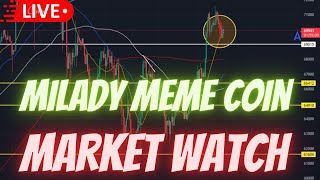 MILADY MEME COIN  JASMY COIN  BTC   \ MARKET WATCH \   ***WE ARE LIVE***