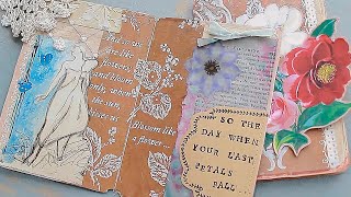 Use Paper, Magazines, & Stamps To Create A Bloom Book!  | Junk Journal January