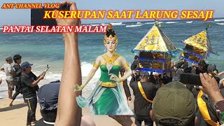 Kesurupan saat larung sesaji 1 suro pantai balekambang malang 2024