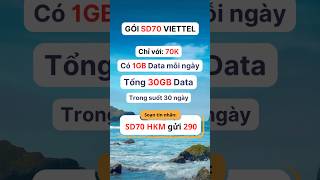 SD70 Viettel #trend #4gviettel #4gcunghue #mangviettel