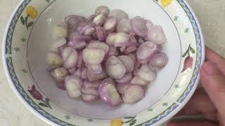 The Making Of Shallot Crisps / Fried Shallots