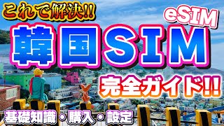 【渡韓者必見！】韓国SIMカード・eSIM 完全ガイド 〜ソウル・釜山・仁川・大邱〜