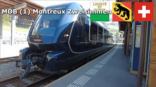 MOB (1/4) Montreux -  Zweisimmen (Sep 2023) 4K #switzerland #railway #Goldenpass