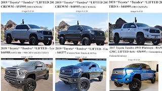 Lifted Toyota Tundras Of Craigslist...