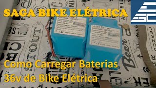 Como Usar e Carregar Bateria de Hoverboard em Bicicleta Elétrica 36v