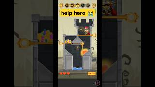 Hero need help 🙏 #herorescue #puzzlegames #logicgames #kidsgames #shortsviral #shortsfeeds #shorts