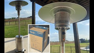 Patio Heater Unboxing and Install | Style Selections 48,000 BTU