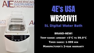 4E's USA 5L Water Bath - Brand New (Item - 0100A BATH)