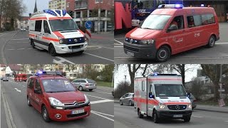 [Großalarm in Singen] Feuerwehr + Regel-Rettungsdienst + Schnelleinsatzgruppe Konstanz EE 3