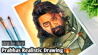 Drawing Kalki 2898 AD - Prabhas 🔥 || Kalki Prabhas Drawing