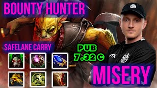 Misery TSM Safelane Carry Bounty Hunter 7.32 C pub META