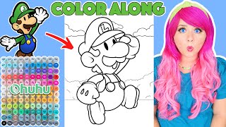 Color Luigi from Paper Mario With Me | COLOR ALONG WITH KIMMI