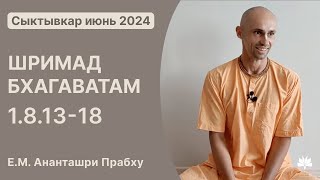 ШБ 1.8.13-18 Ананташри Прабху 18.06.2024, Сыктывкар.