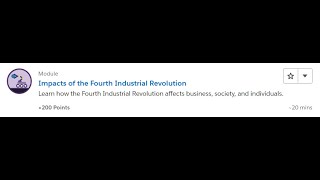 Impacts of the Fourth Industrial Revolution [Salesforce Trailhead Answers]