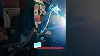 Pengelasan Shaft dengan Robotic Welding Arm #welding  #pengelasan #roboticwelding