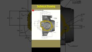 Artistic & Technical Drawing #artisticdrawing #technicaldrawing #engineeringdrawing #mechanical