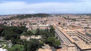 View from the top of St Peter's Basilica 2015