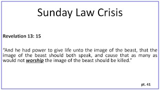 THE LAST GENERATION  "Sunday Law Crisis“ pt. 41 Evangelist: Richard Gonzales Jr