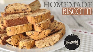 Chocolate Chips Biscotti Recipe [NO BUTTER] - How to Make Italian Biscuits