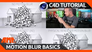 How to use Motion Blur in Cinema 4D and After Effects | C4D Tutorial