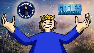 J'AI UN RECORD DU MONDE SUR CITIES SKYLINES ! 🥇🗿