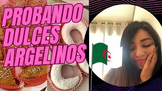 Probando dulces argelinos🇩🇿😋