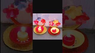 Bangle DIY: Transforming Bangles into Beautiful Home Decor# bangle Diya stand #shorts#ytshorts