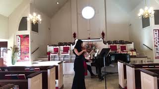 Julia Su and Shirley Irek play Beethoven Sonata 8 1st movement