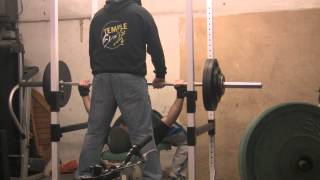 Hangover Benching - 142 5kg x 2 - 127 5 x 6 - 15.02.2014