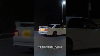 Toyota Chaser SENDS IT Leaving a Car Meet! 🔥 #shorts