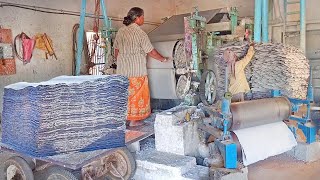 How Waste Paper Is Recycled From Scrap | How To Machines for Making Sheets | Small Scale Industry