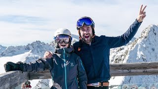 SKIING with the U.S. SKI TEAM 🤟⛷😃 Solden, Austria |  VLOG 123