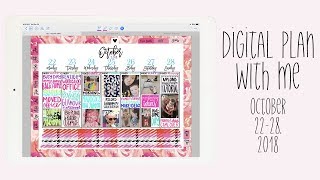 Digital Plan With Me: October 22-28, 2018