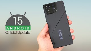 Asus ROG Phone  8 Android 15 Update